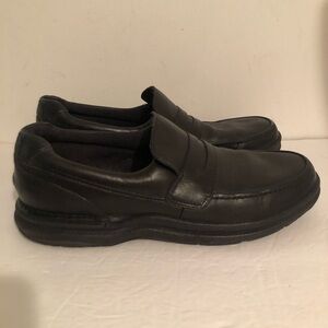 Rockport Elegant Black Leather Slip-On Loafers Men’s 12